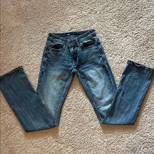 BKE Men's Classic Blue Straight Jeans